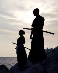 Pratiquants de katana